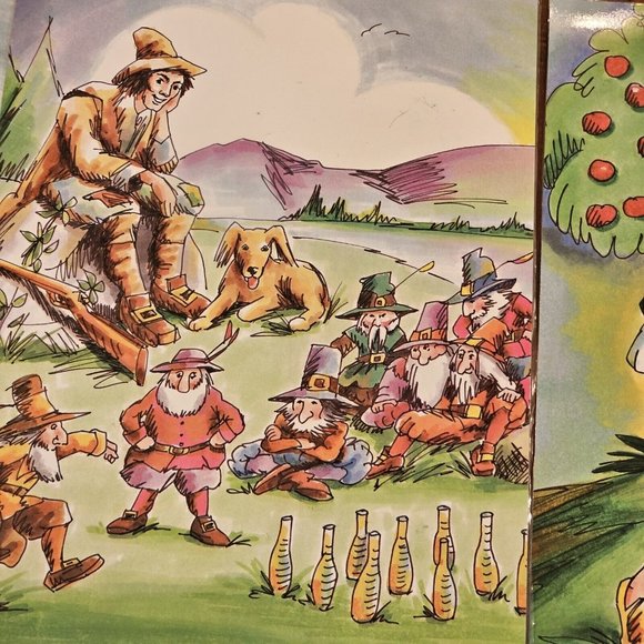 Retro Laminated Folk Tales Men Legend Wall Art Laminated Lot Of 8 12 x 16 Decor - Picture 6 of 12